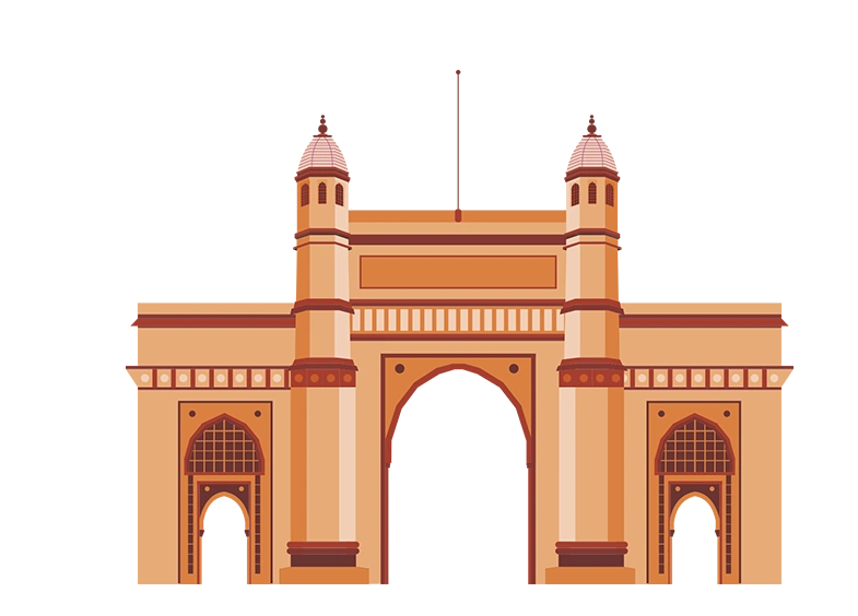 Illustration of the Gateway of India, Mumbai