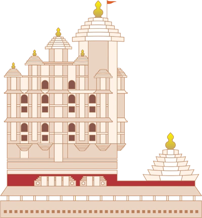 Illustration of Shree Siddhivinayak Temple, Prabhadevi
